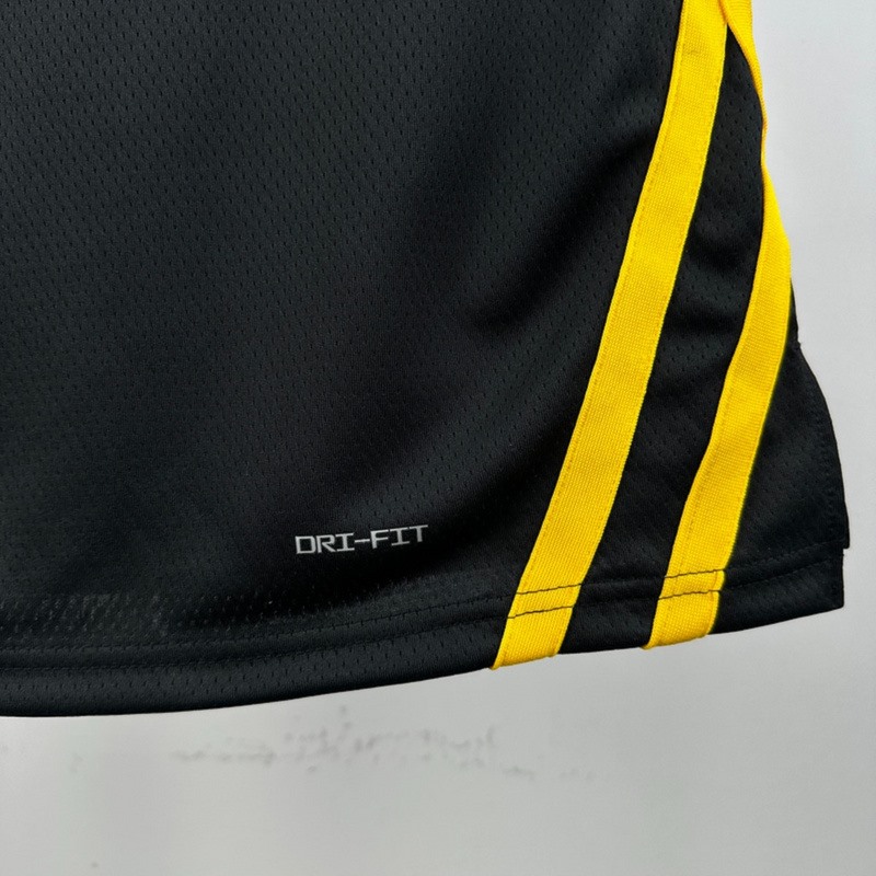 NBA Golden State Warriors 2024 V-Neck City Edition Black Jersey BUTLER Ⅲ #10 S-XXL