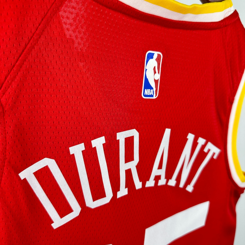 NBA Houston Rockets V-Neck Red Jersey DURANT#35 S-XXL