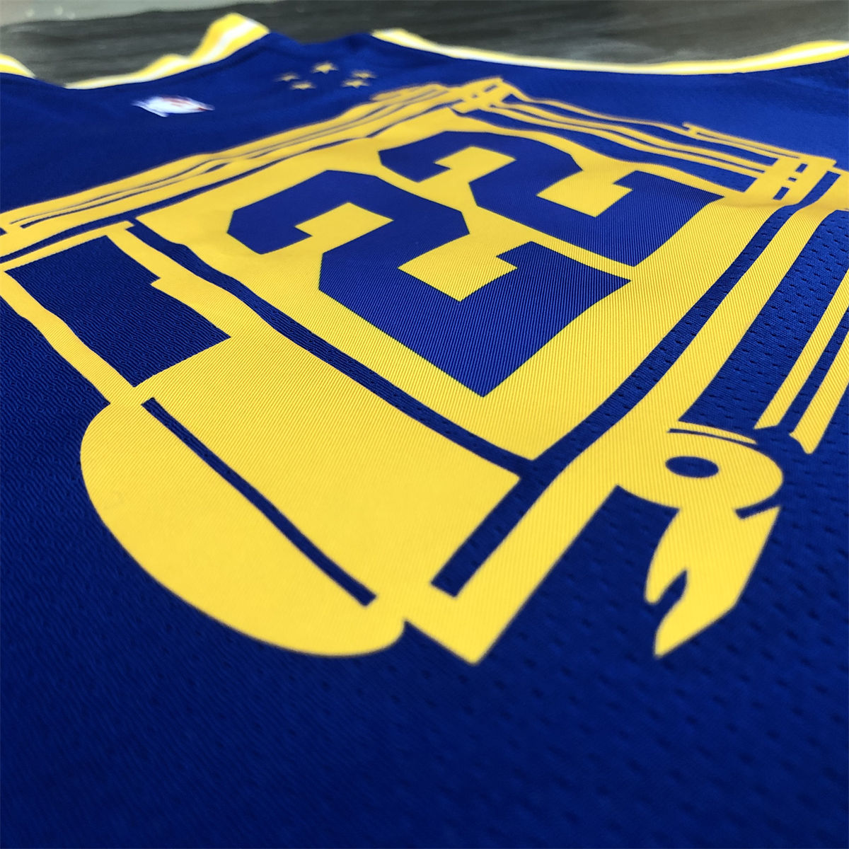 NBA Golden State Warriors Round neck Blue Jersey WIGGINS#22 S-XXL