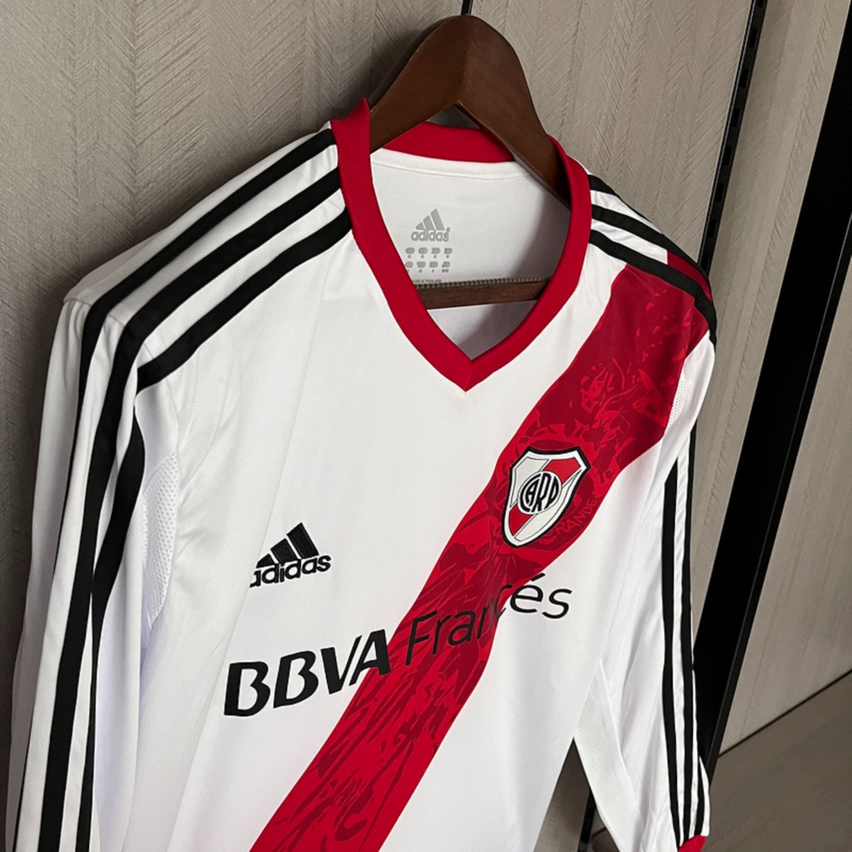 Retro River Plate 13/14 Home Long Sleeve jersey Fan Version