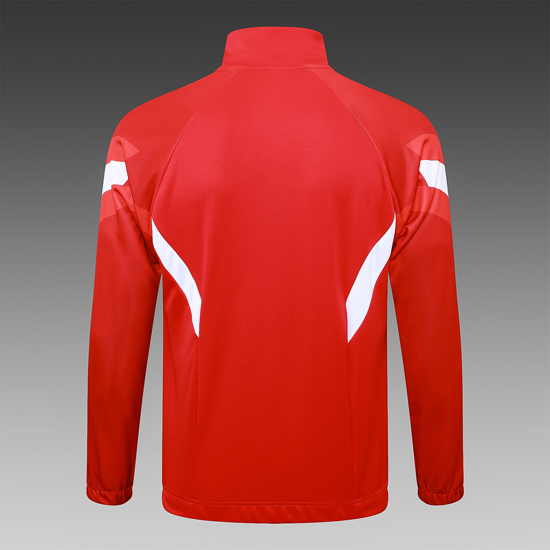 2024/25 Bayern Munich Red Jacket Training Suit Set Football Team Shirt Sports Fashion