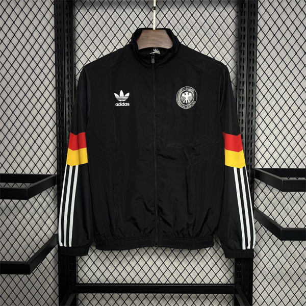 2024/25 Germany Euro Black windbreaker Sport Unifom jersey Sport Unifom