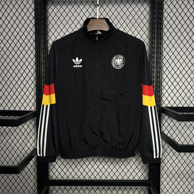 2024/25 Germany Euro Black windbreaker Sport Unifom jersey Sport Unifom