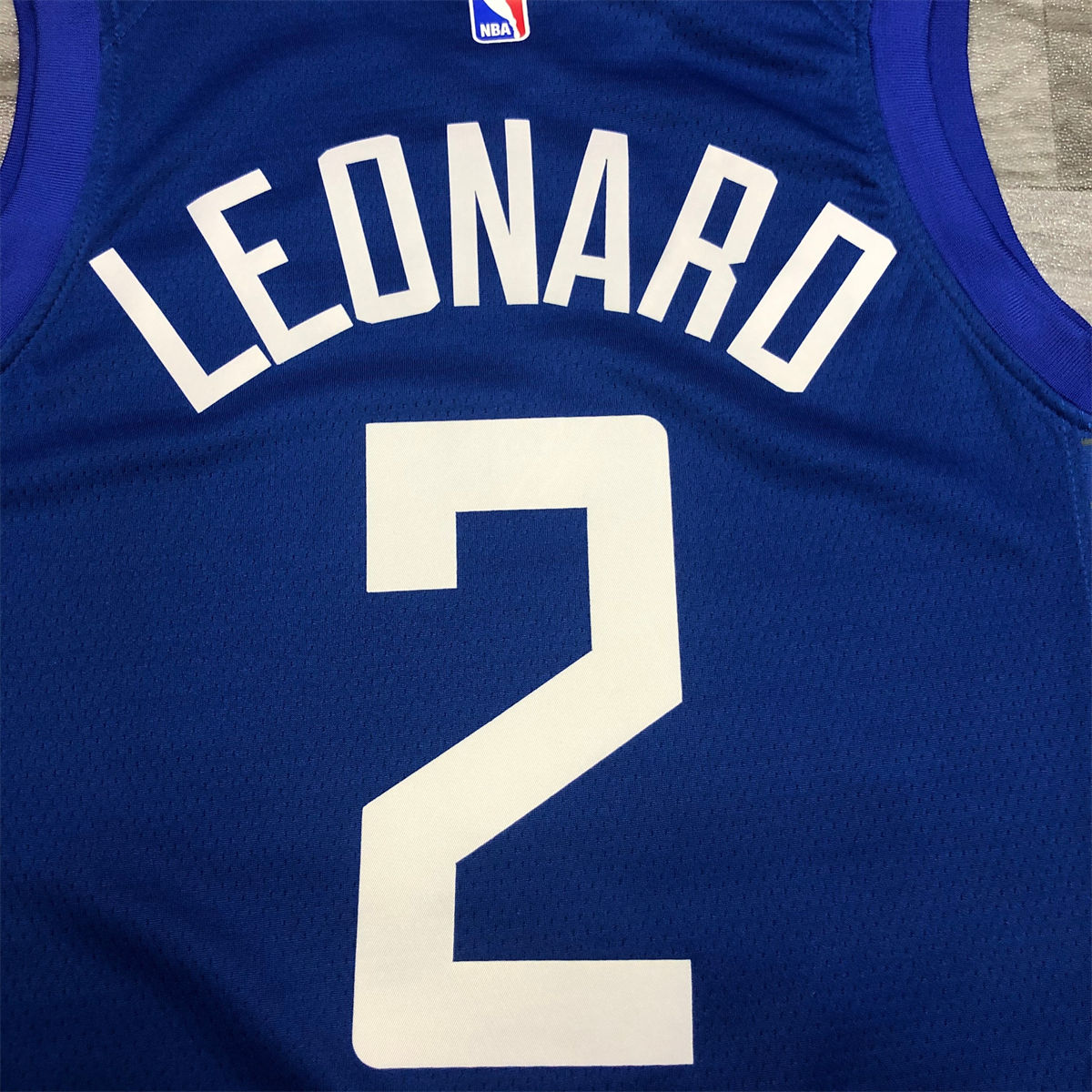 NBA Los Angeles Clippers V neck Blue Jersey LEONARD#2 S-XXL