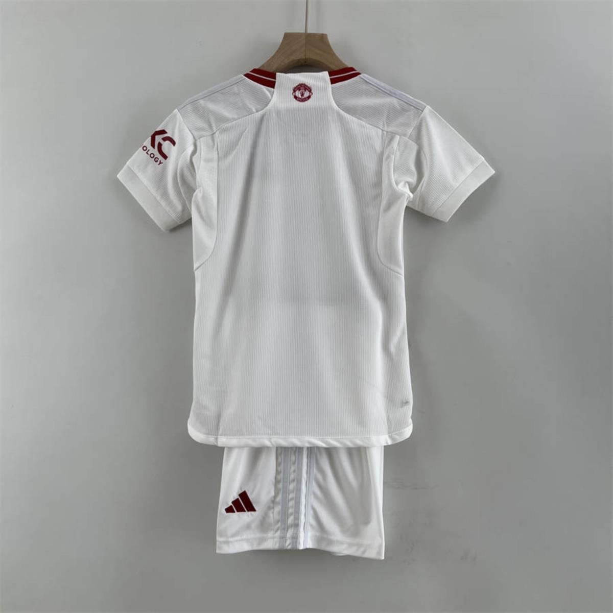 23/24 Manchester United Third Away jersey Kid Kits Size 16-28