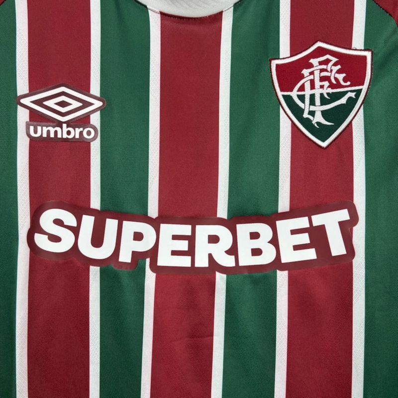 2025/26 Fluminense Home jersey Long Sleeve Fan Version