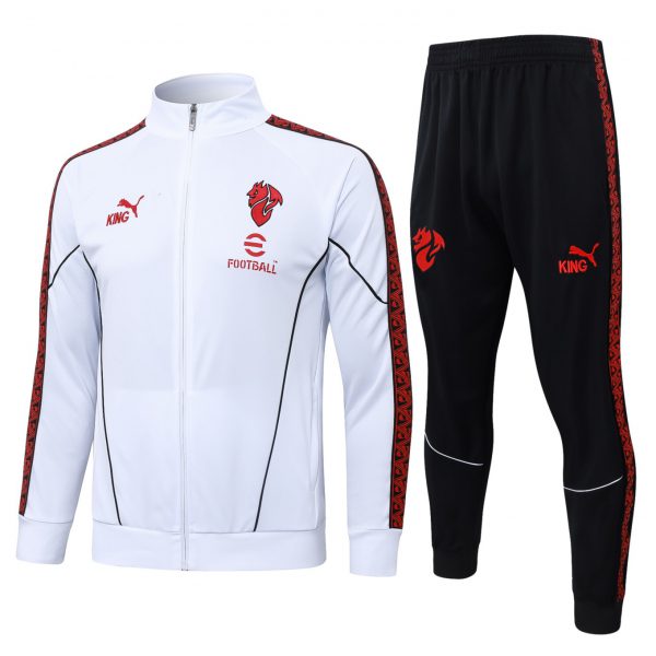 2026 AC Milan White Jacket Training Suit Set