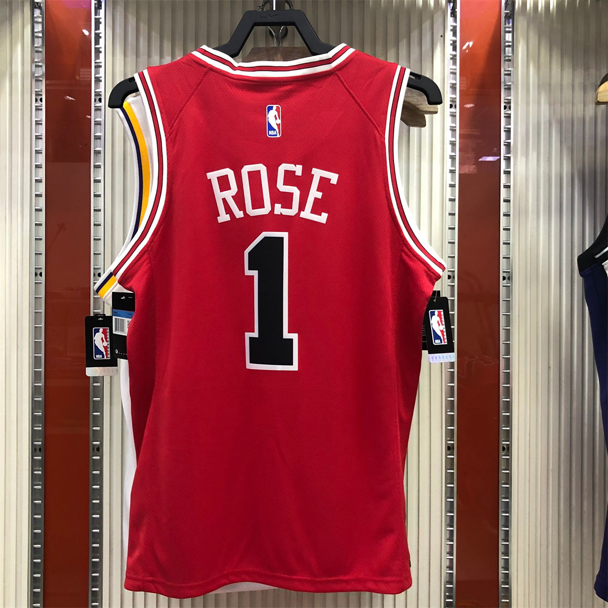 NBA Chicago Bulls Round neck Red Jersey ROSE#1 S-XXL