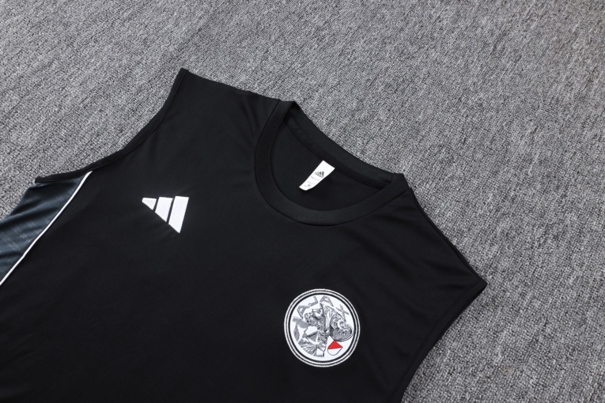 2026 Ajax Black Training Set Shirt and Shorts