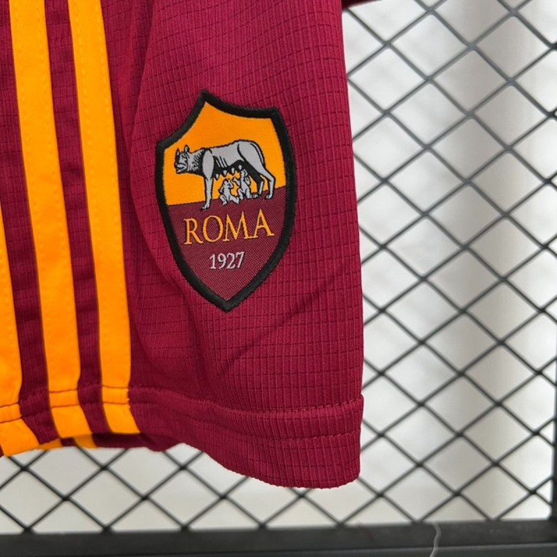 2025/26 Roma Home jersey kids Kits size: 16-28