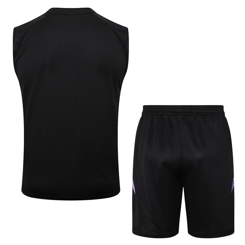 24/25 Germany Black Training Set Shirt and Shorts