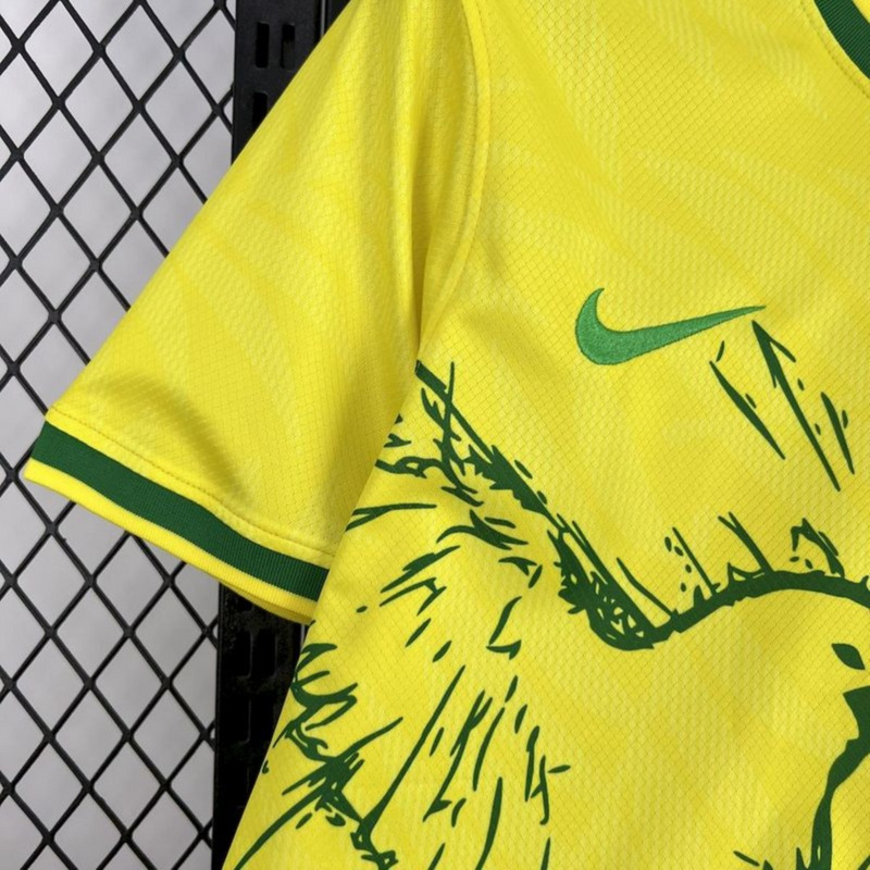 2025/26 Brazil Pigeon yellow jersey Fan Version
