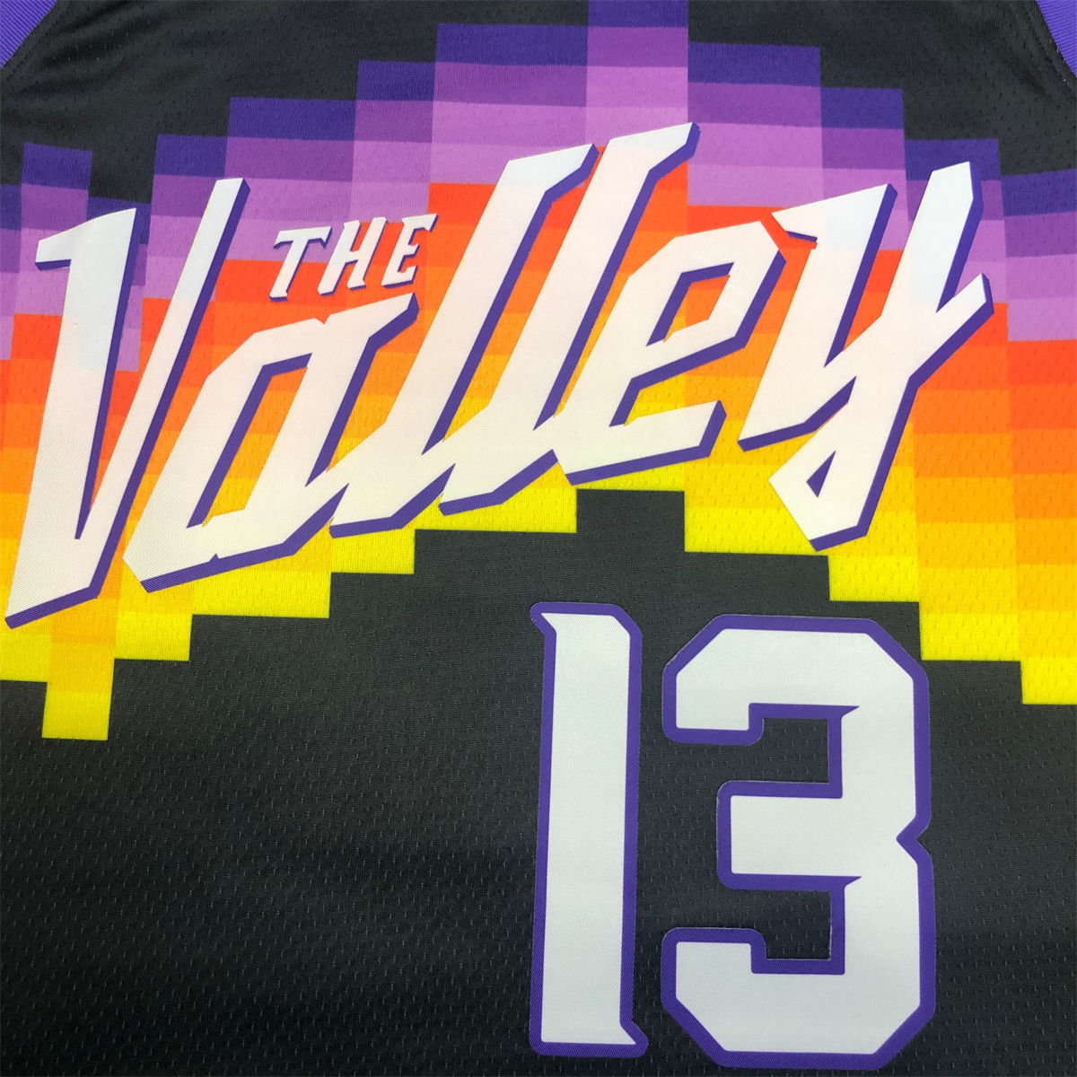 NBA Phoenix Suns Round neck Black jersey NASH#13 S-XXL