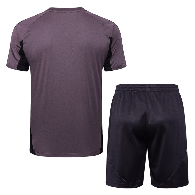 24/25 Arsenal Grey purple Training Set Shirt and Shorts