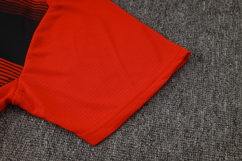24/25 AC Milan Red Black Training Set Shirt and Shorts