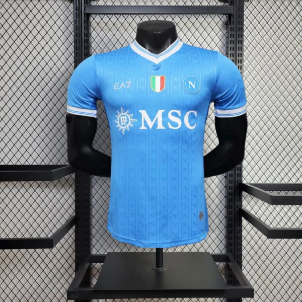 2025/26 Napoli Home Jersey – Player Version (BALIEJIN Mania Edition Fit)