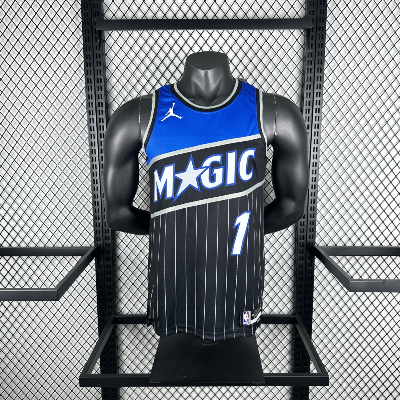 NBA Orlando Magic 2025/26 Round Neck Jordan Edition Black Jersey HARDAWAY#1 S-XXL