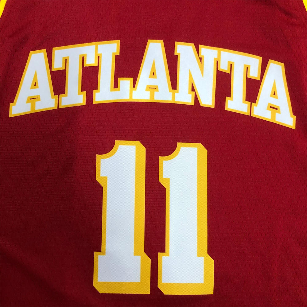 NBA Altanta Hawks Round Neck Red Jersey YOUNG#11 S-XXL