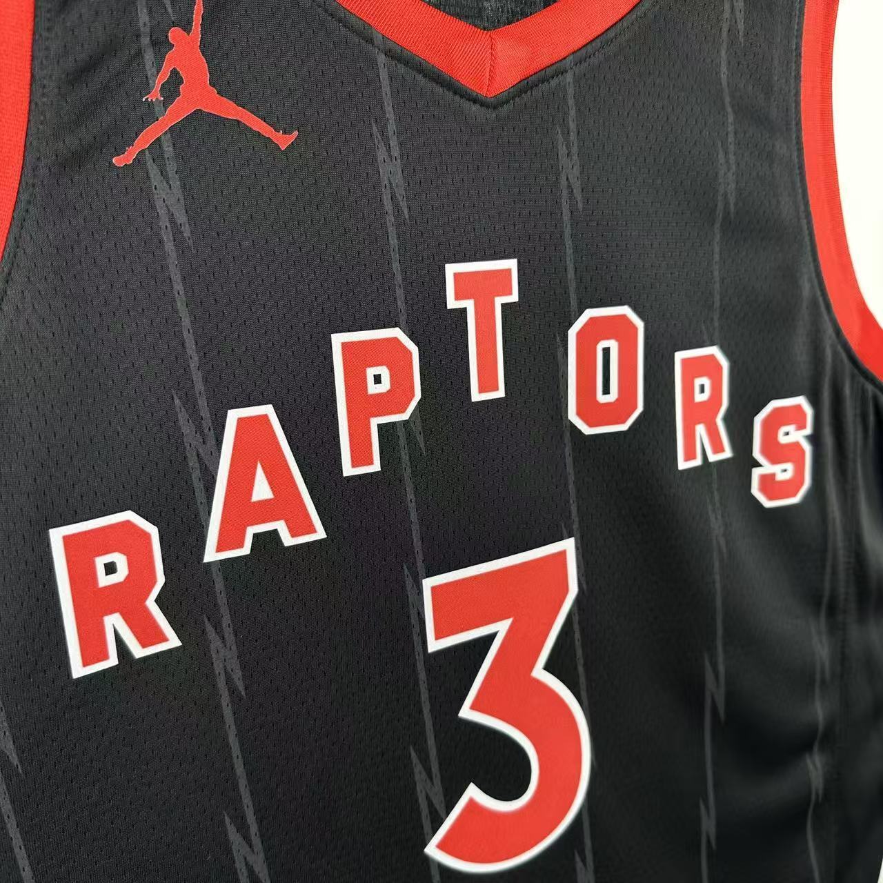 NBA Toronto Raptors V-Neck Black jersey INGRAM#3