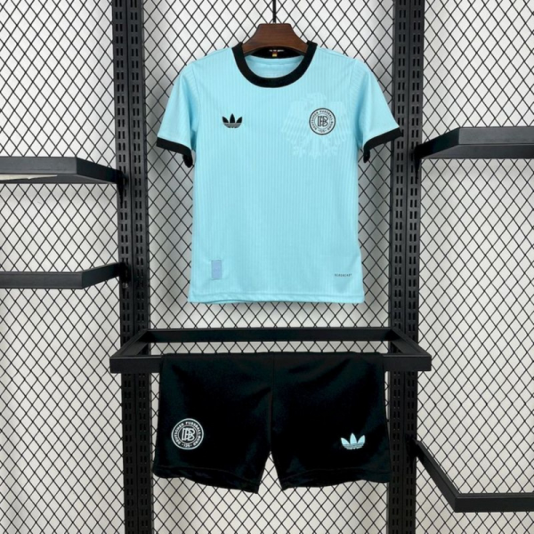 2025/26 Germany 125th Anniversary Blue jersey Kid Kits Size 16-28