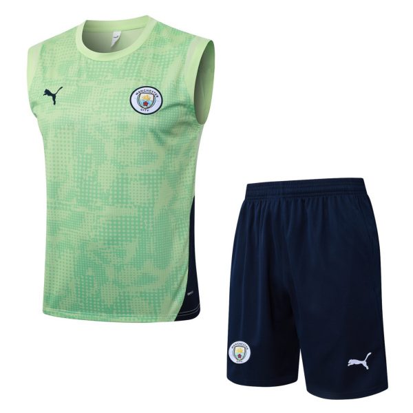 2026 Manchester City Light Green Training Set Shirt andShorts