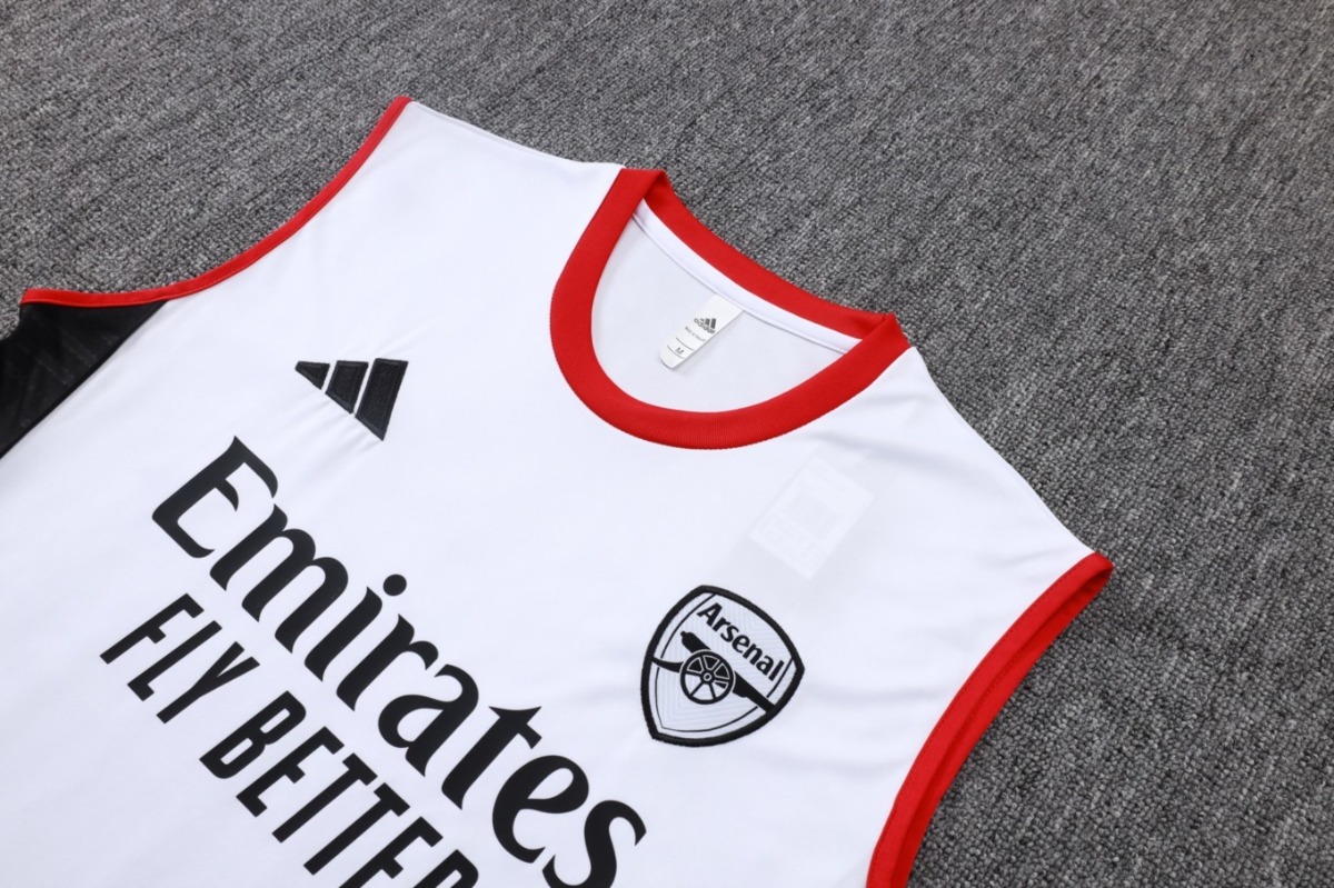 2026 Arsenal White Training Set Shirt and Shorts