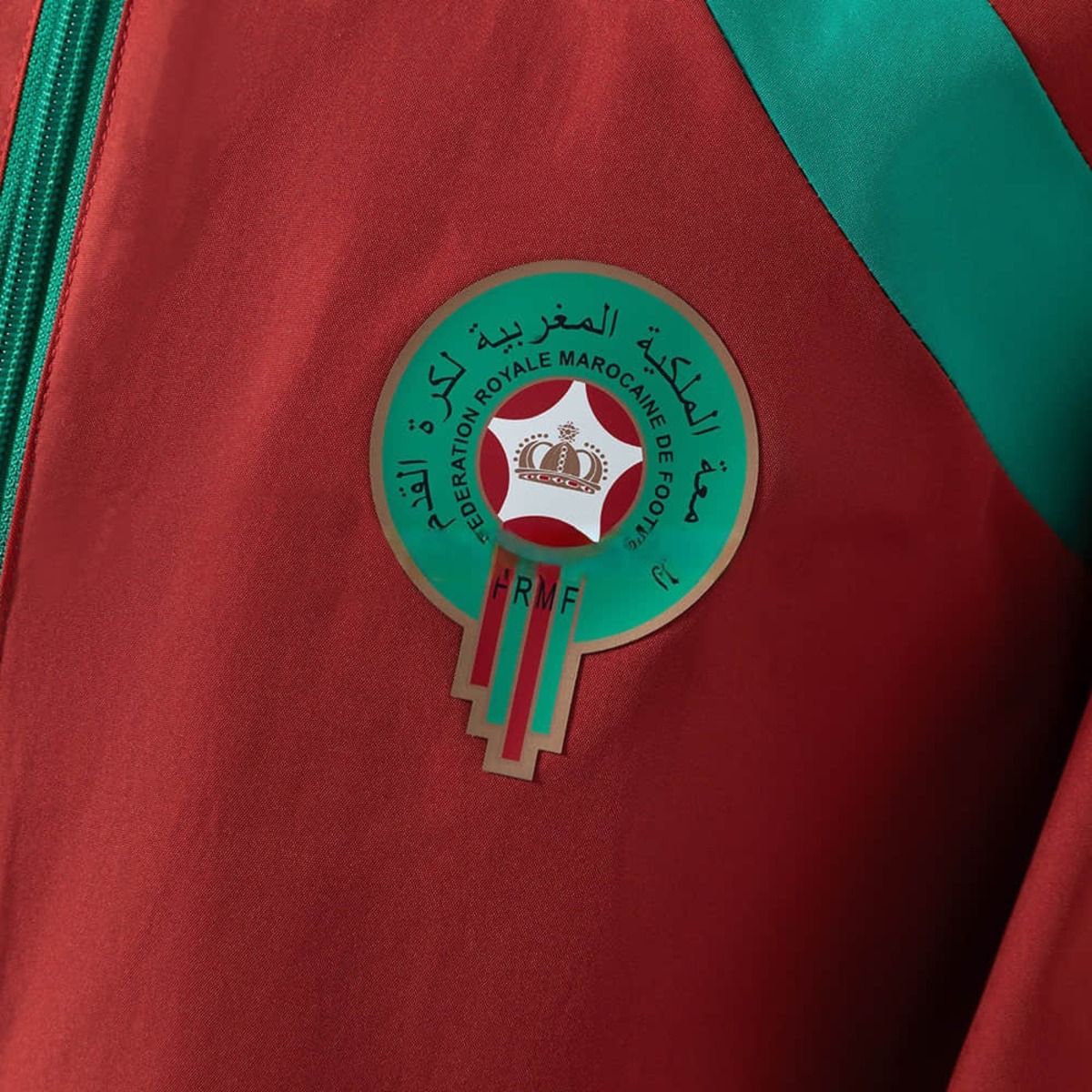2026 Morocce Red and Green Reversible Windbreaker Sport Unifom