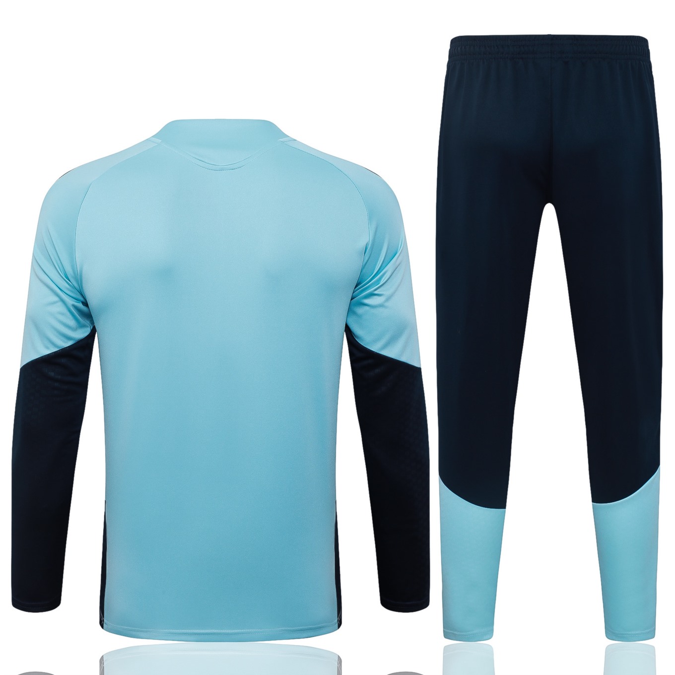 2026 Argentina Sky Blue Long-sleeved half-pull training kit