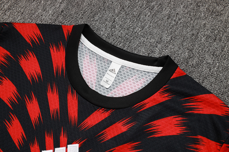 2025/26 Flamengo Red Black Training Set Shirt and Shorts