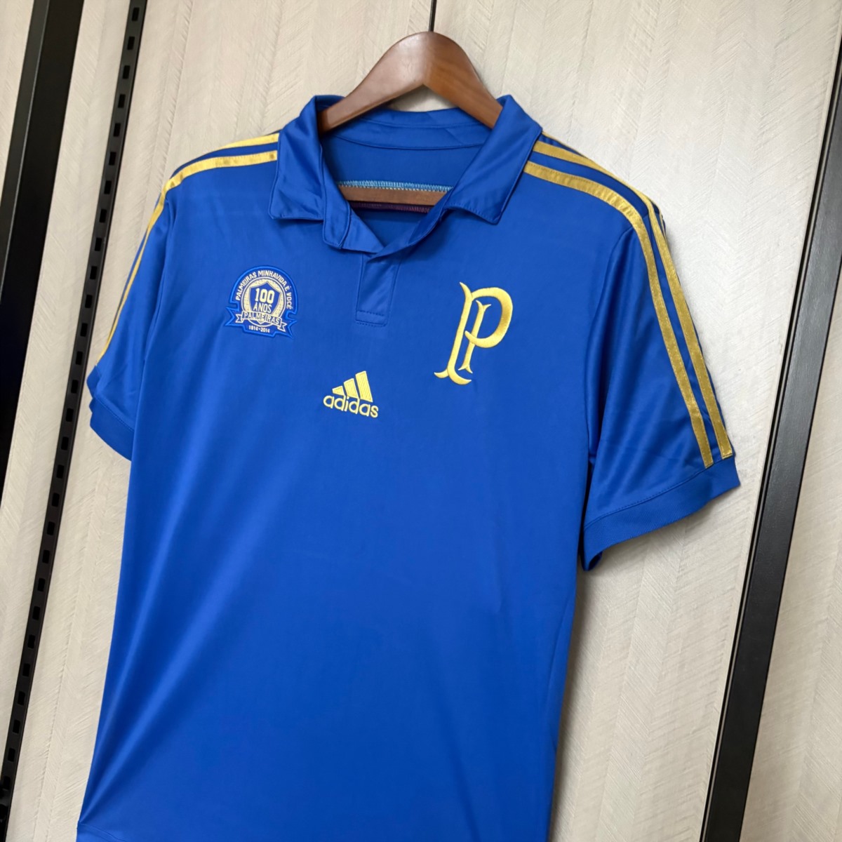 Retro 2014/15 Palmeiras 100th Anniversary Edition Blue Jersey
