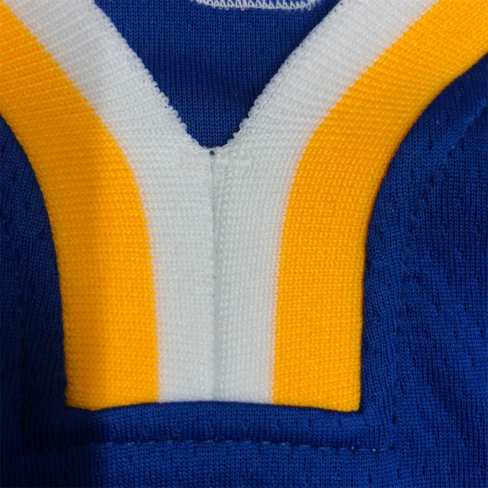 NBA Golden State Warriors V-Neck 75th anniversary Blue Jersey WISEMAN#33 S-XXL