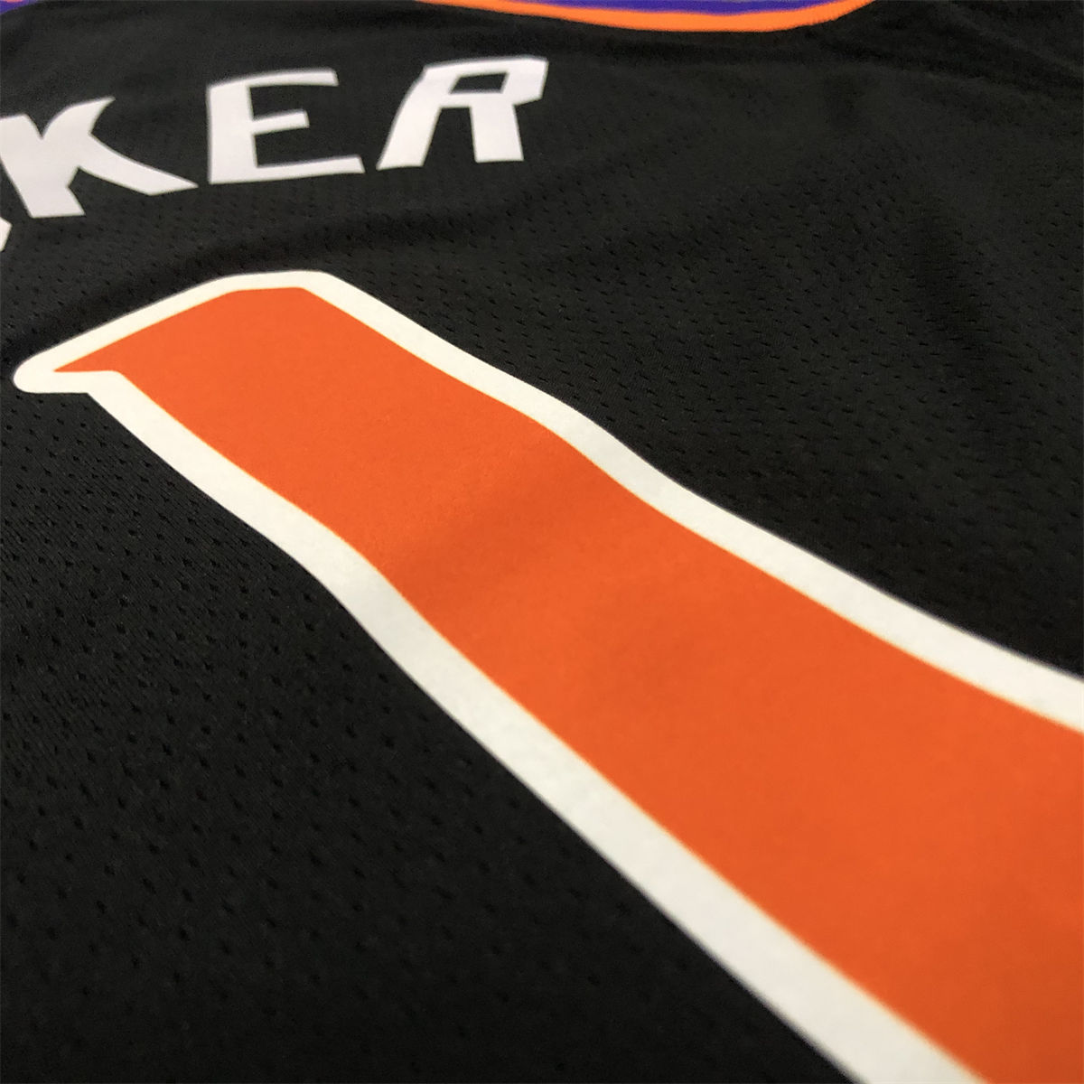 NBA Phoenix Suns V-Neck Black jersey BOOKER#1 S-XXL