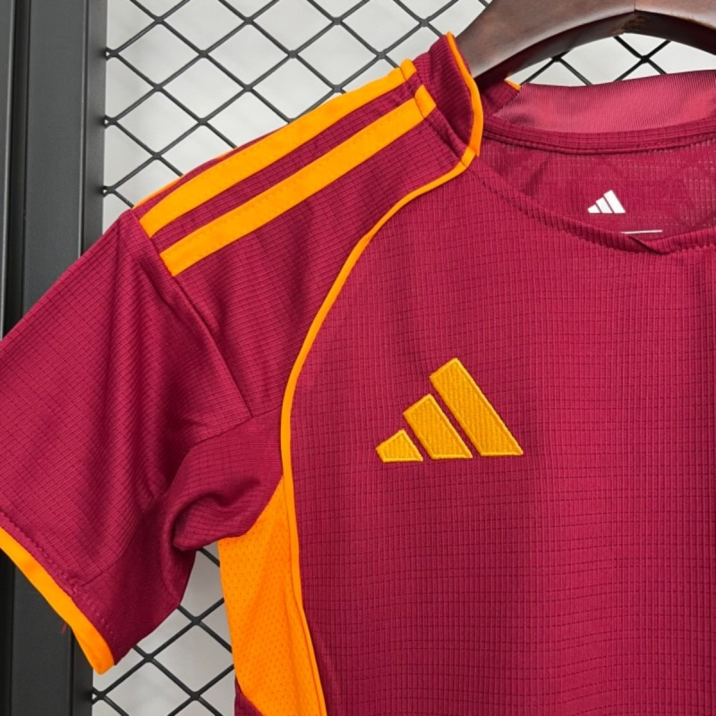 2025/26 Roma Home jersey kids Kits size: 16-28