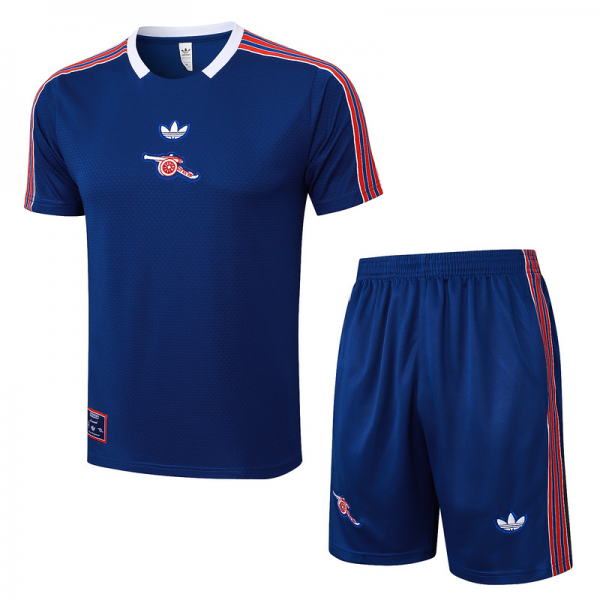 2025/26 Arsenal Blue Training Set Shirt and Shorts