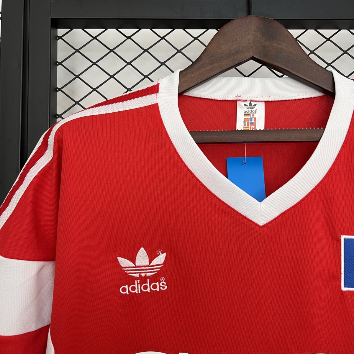 Retro Hamburger SV 1988 Away Red jersey Fan Version