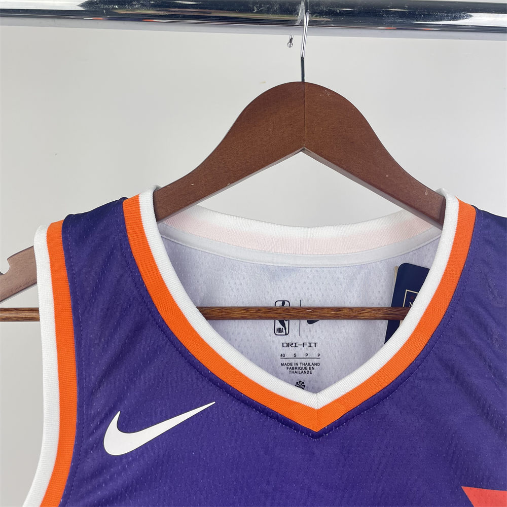 NBA Phoenix Suns BOOKER#1 2024 Purple Jersey S-XXL