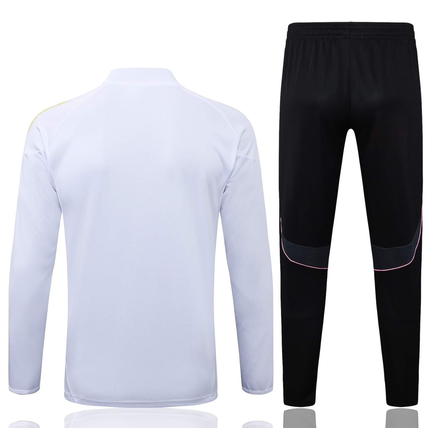 202526 Juventus white-black Long-sleeved half-pull training kit Football team kit