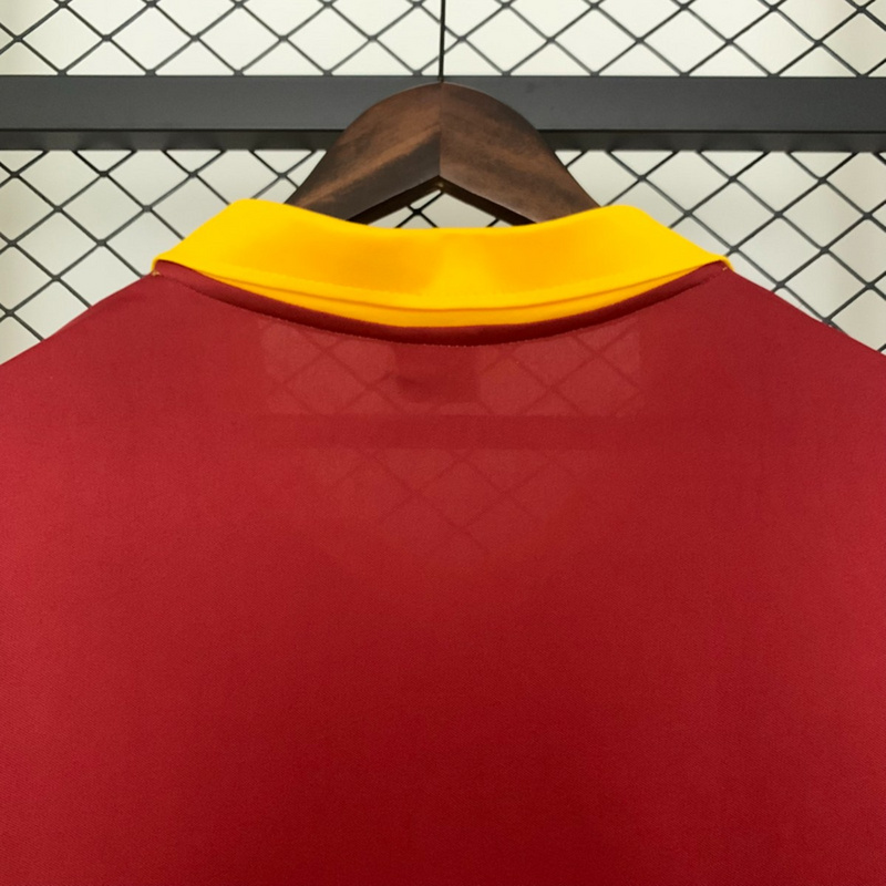 Retro 89/90 Roma Home jersey Fan Version