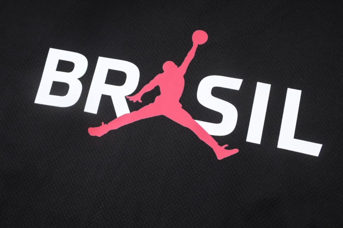2026 Brazil Black Training Set Shirt and Shorts