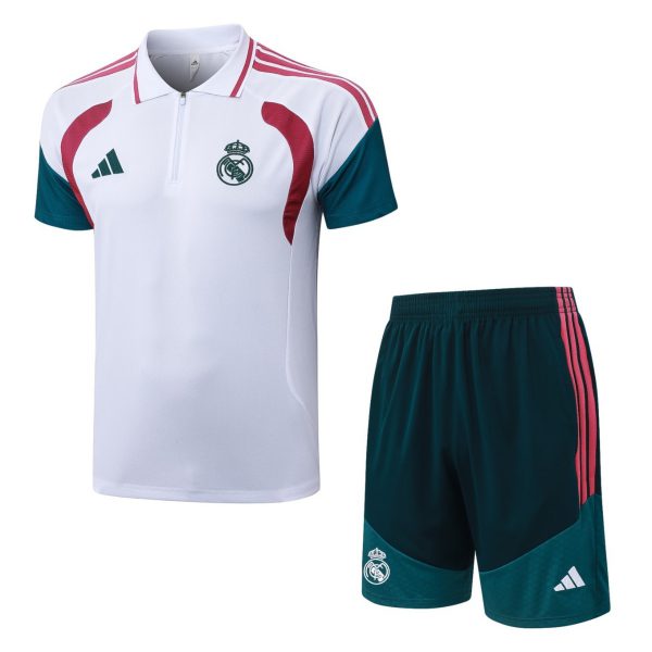 2026 Real Madrid White Training Set Shirt and Shorts