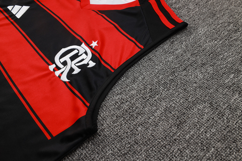 2025/26 Flamengo Red Training Set Shirt and Shorts