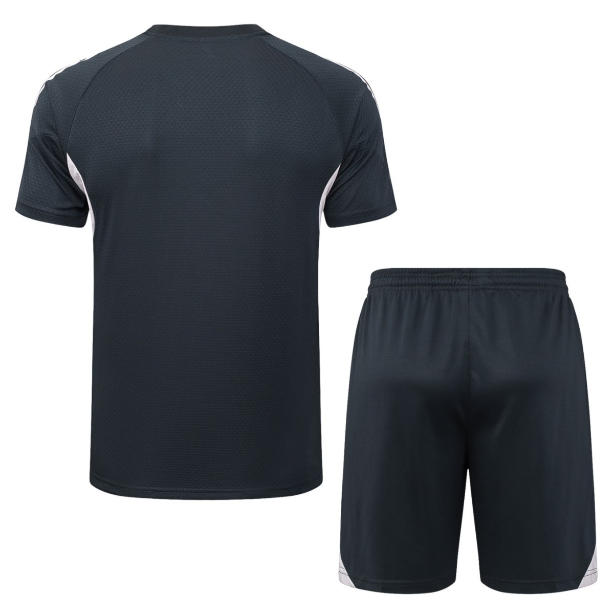 2026 Real Madrid Dark gray Training Set Shirt and Shorts