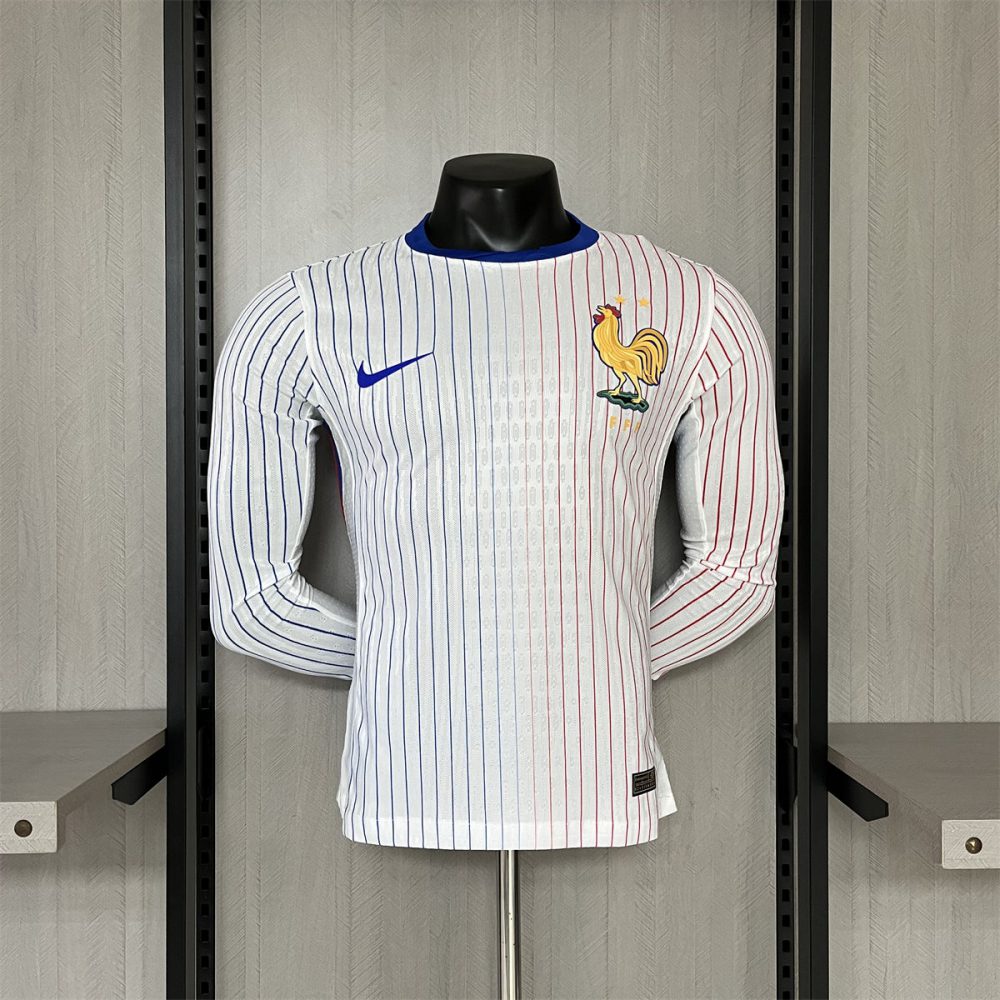 24/25 France Euro Away Long Sleeves Jersey Player Version