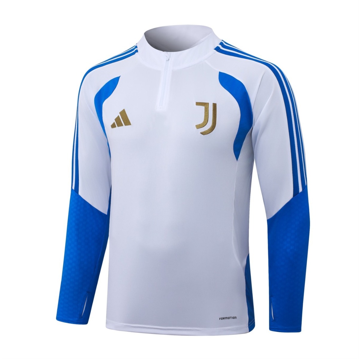2026 Juventus White Long-sleeved half-pull training kit