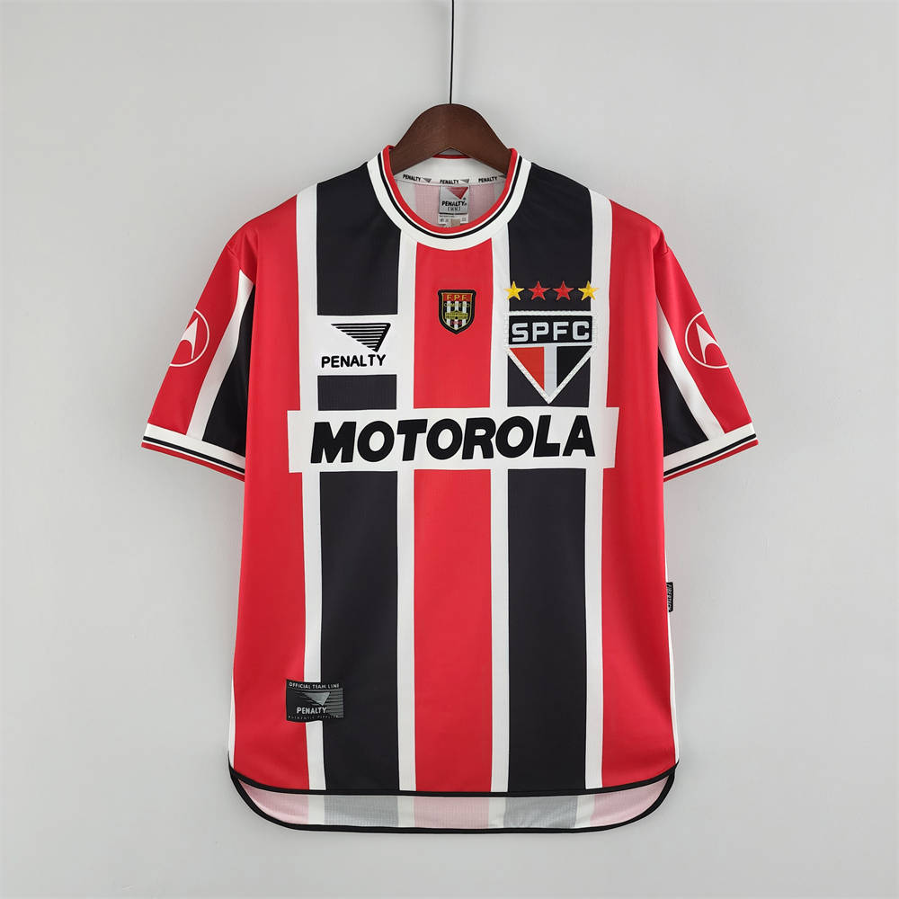 Retro 2000 sao paulo away jersey Fan Version