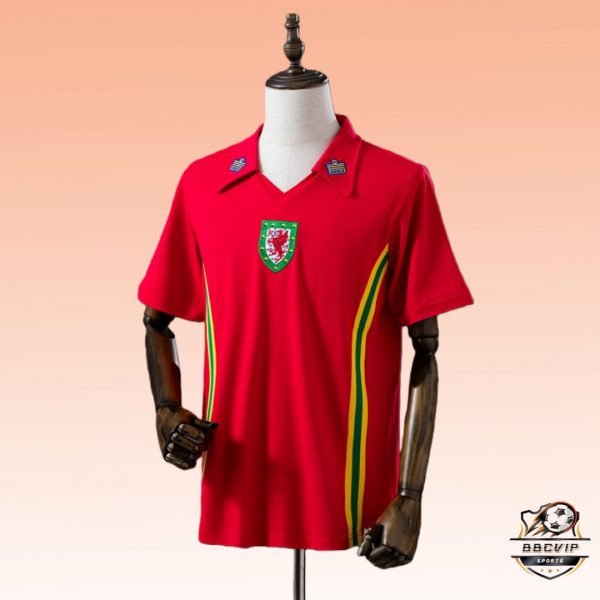 Retro Wales 1976/79 Home jersey Fan Version
