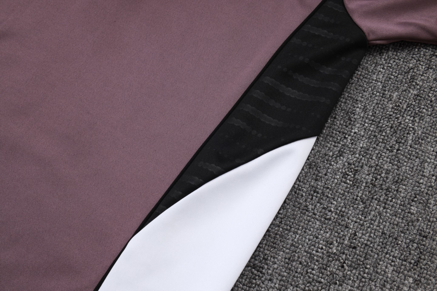 202526 Manchester United grayish purple Long-sleeved half-pull training kit Football team kit