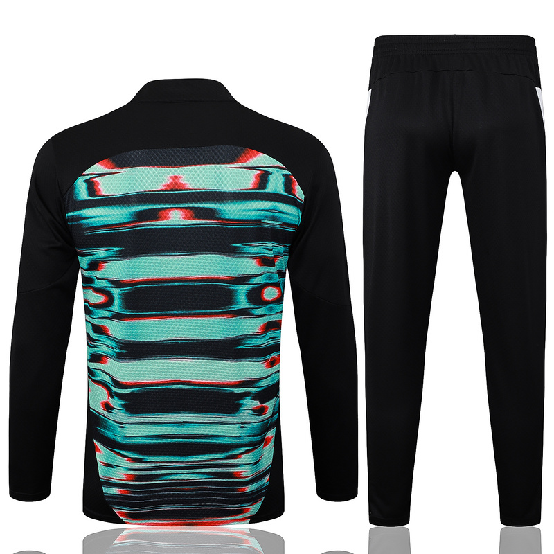 202526 Portugal dark green Long-sleeved half-pull training kit Football team kit