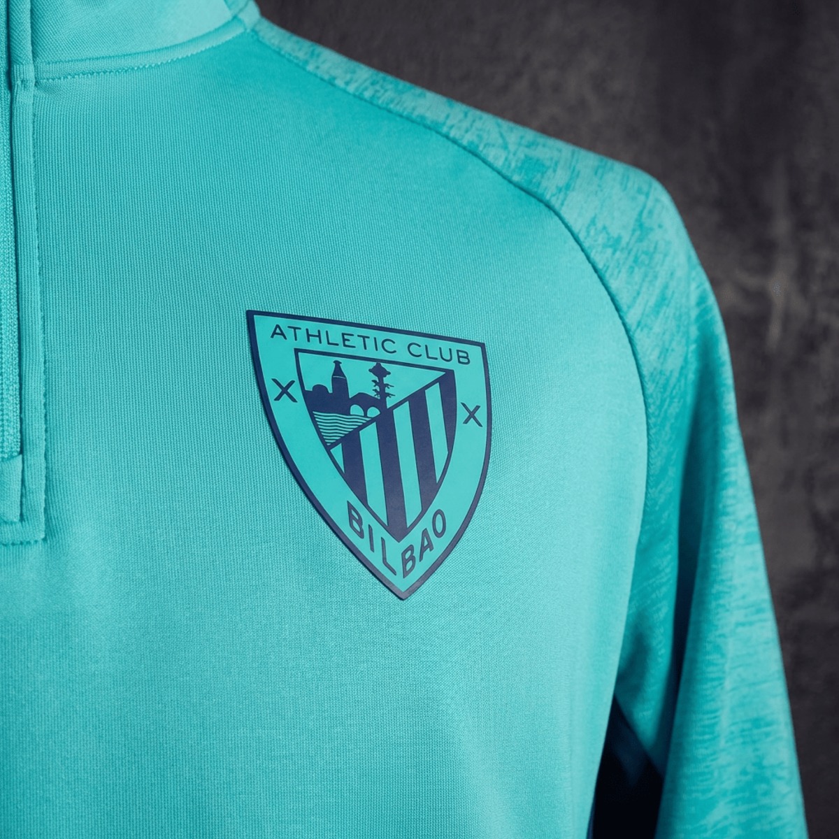2025/26 Athletic Bilbao Half-Pull long Sleeve Green Hoodie