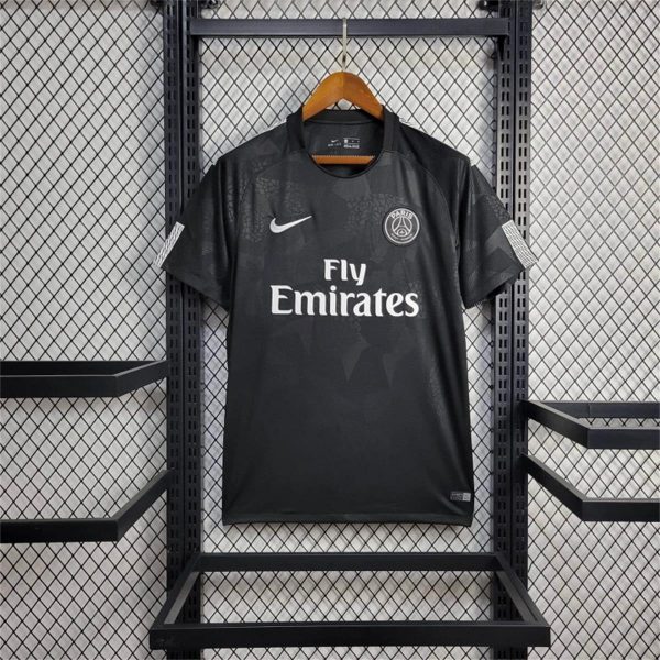 Retro 17/18 PSG Black 2 Away jersey Fan Version